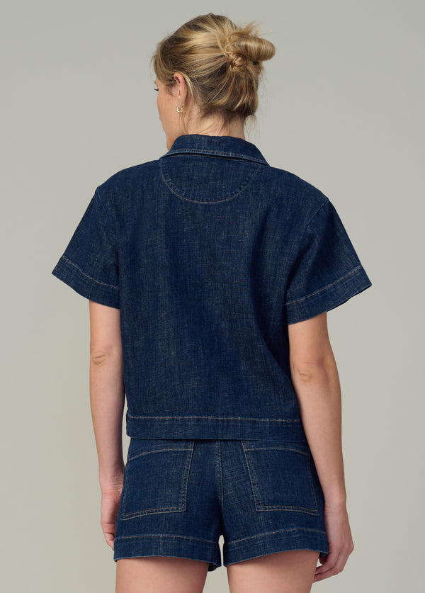 Lillian Denim Popover Shirt