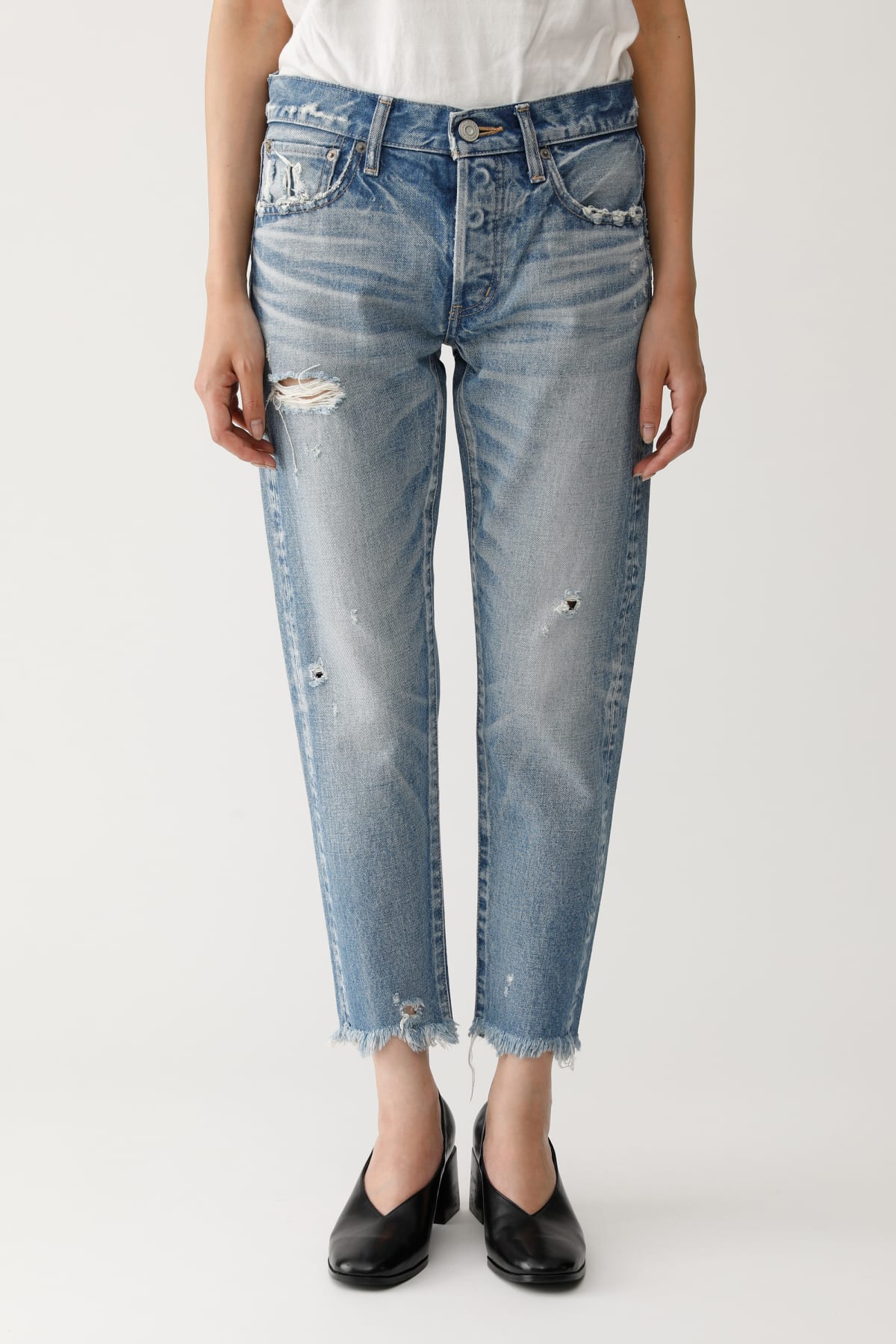 Moussy Vintage Kelley Tapered: L/Blu